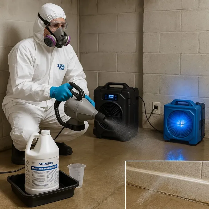 Sanitization and Odor Removal process in Branford Center, CT