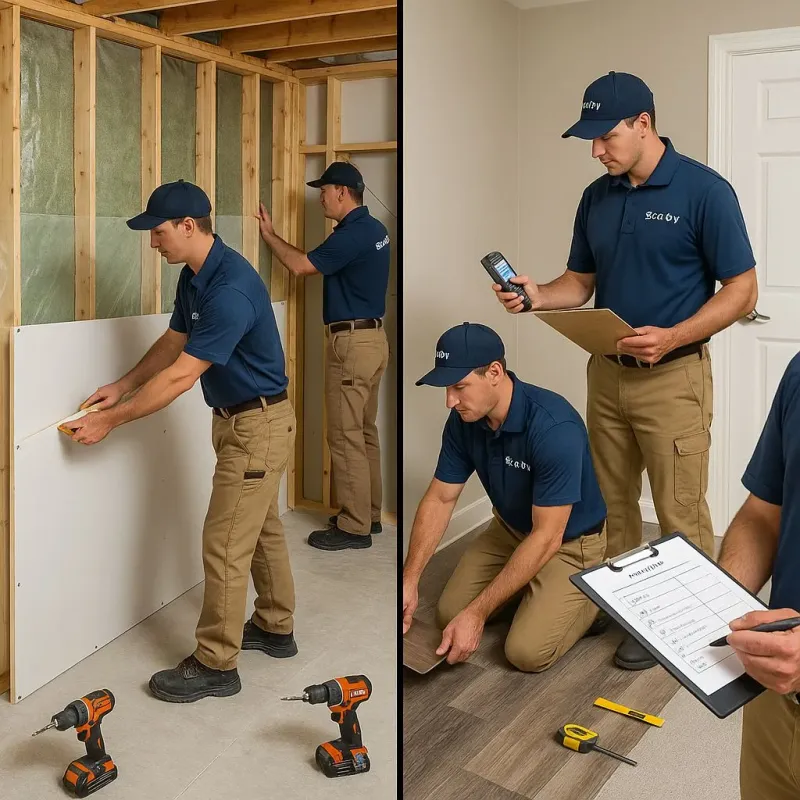 Repairs and Reconstruction process in Branford Center, CT