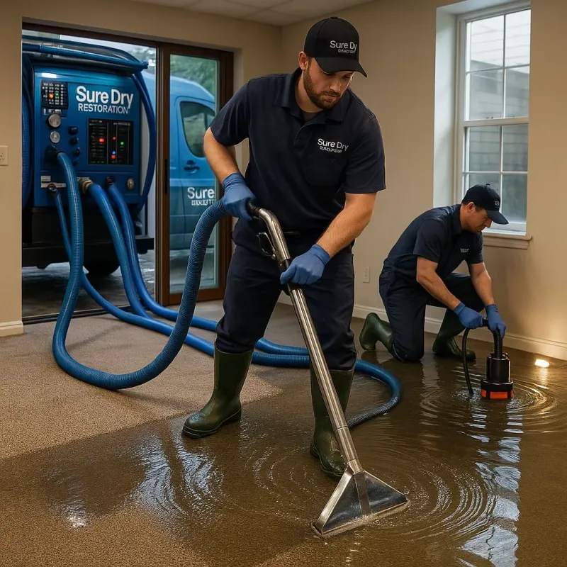 Water Extraction and Removal process in Branford Center, CT